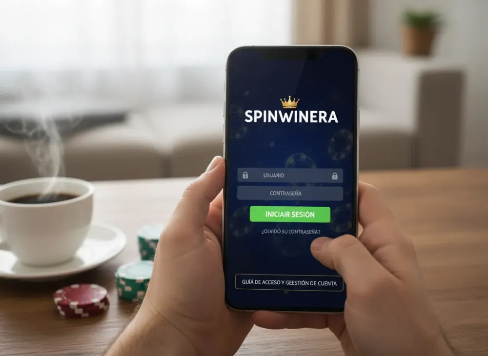 Spinwinera login guía de acceso y gestión de cuenta