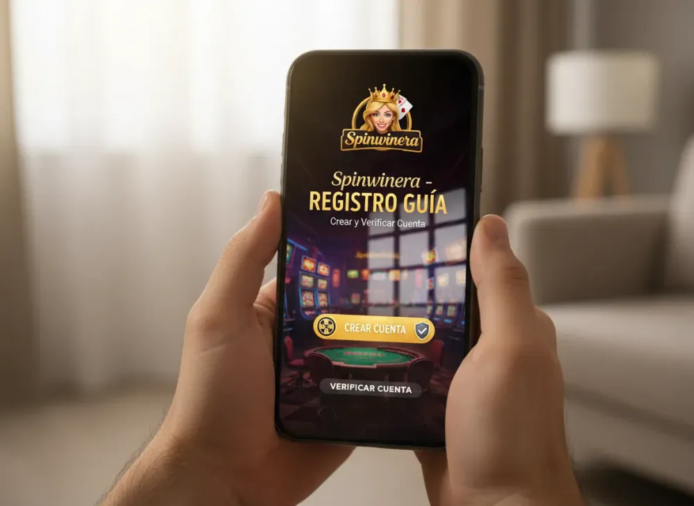 Spinwinera registro guía para crear y verificar cuenta